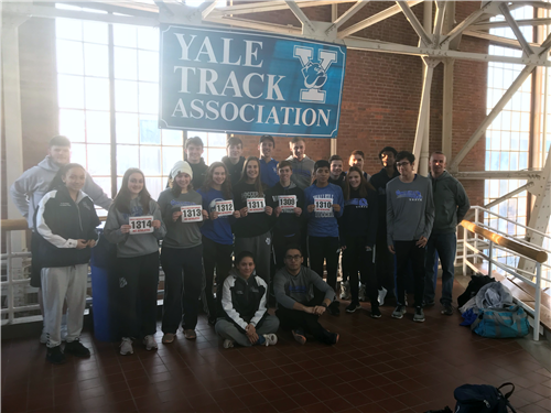 Wallkill Track Team at Yale 
