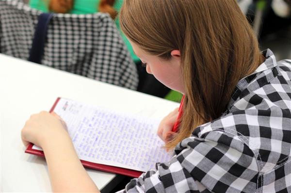 student writing student writing